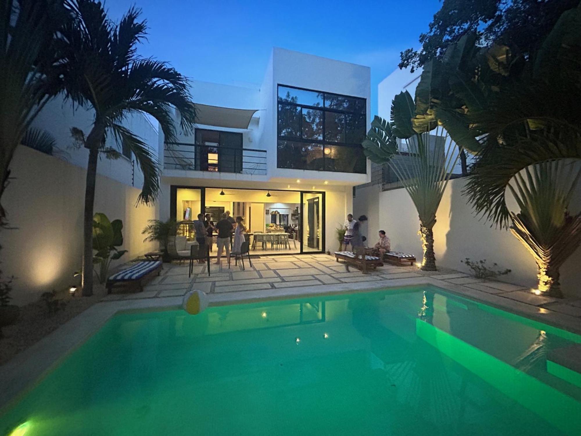 Wonderful Tropical Home 3Br, Garden, Private Pool. 툴룸 외부 사진