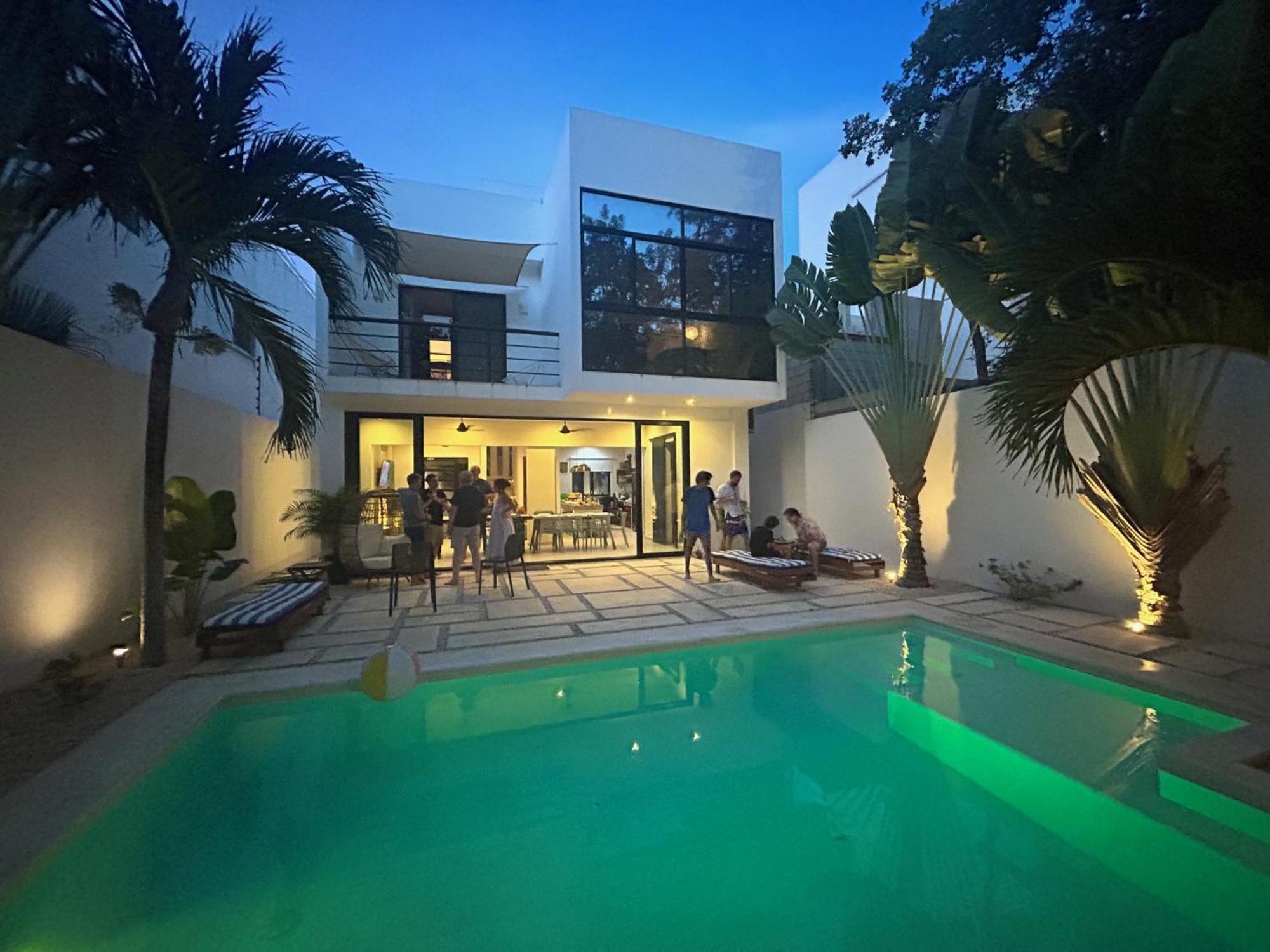 Wonderful Tropical Home 3Br, Garden, Private Pool. 툴룸 외부 사진