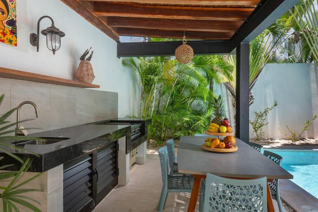 Wonderful Tropical Home 3Br, Garden, Private Pool. 툴룸 외부 사진